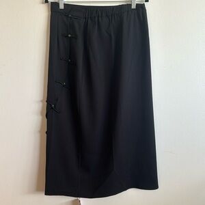 MUKZIN black slit skirt